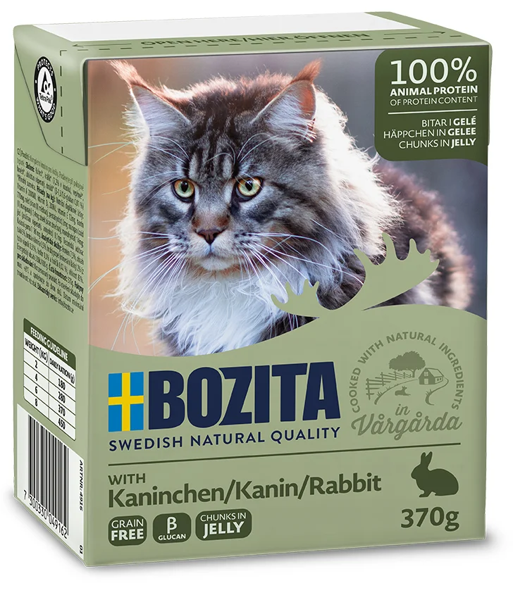 BOZITA CAT NF Häppchen Gelee Kaninchen 370 g