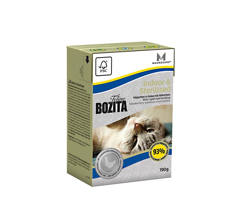 Bozita Cat Indoor & Sterilised Häppchen 190 g