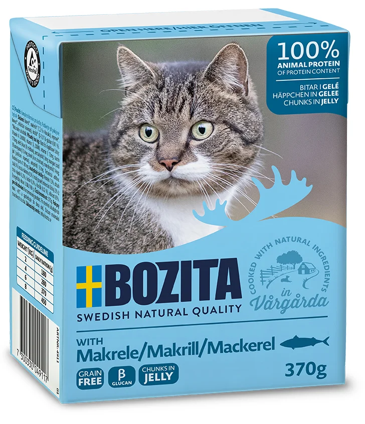 BOZITA CAT NF Häppchen Gelee Makrele 370 g