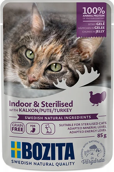 BOZITA CAT NF Steri Häppchen Gelee Pute 85 g