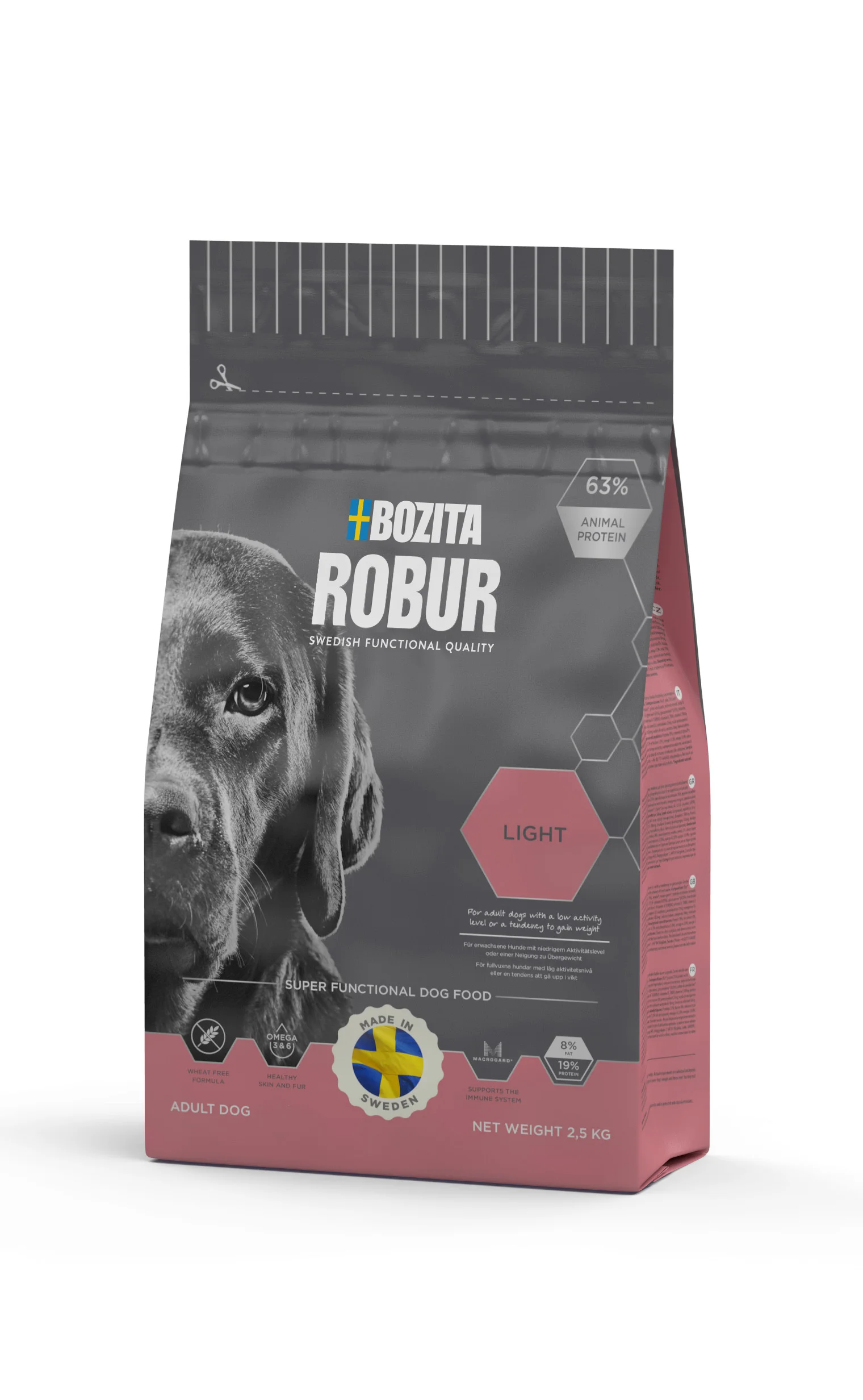 BOZITA DOG TF Robur Light 19/8 2.5 kg