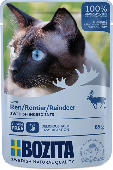 BOZITA CAT NF Häppchen Gelee Rentier 85 g