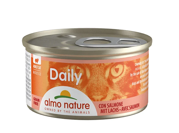 Almo Cat Daily Menu Mousse mit Lachs DS 85g