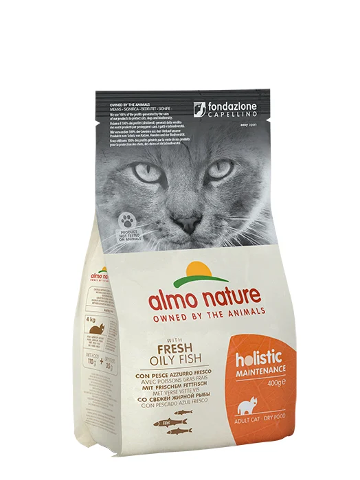 Almo Cat Holistic Adult Weissf.Reis trocken 400g