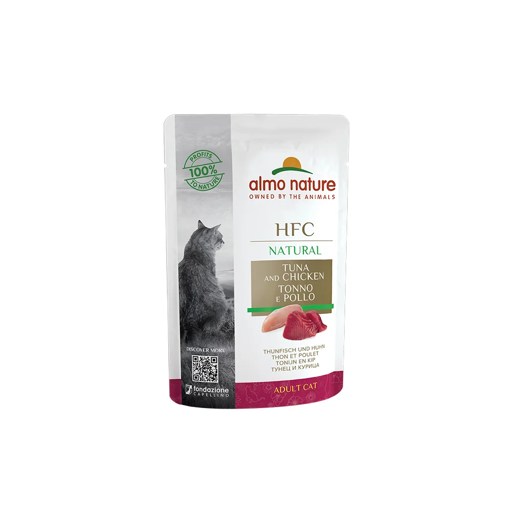 Almo Cat Classic Huhn und Thunfisch nass 55 g