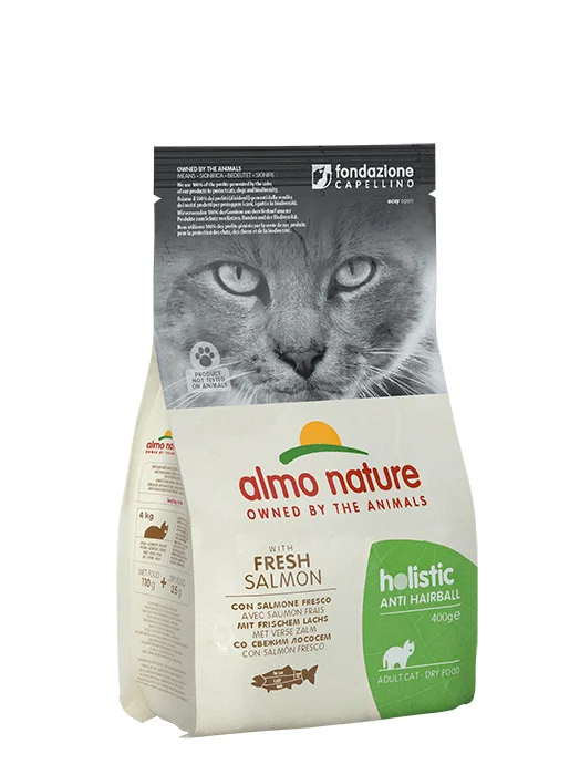 Almo Cat Anti Hairball Fisch+Kartoff trocken 400 g