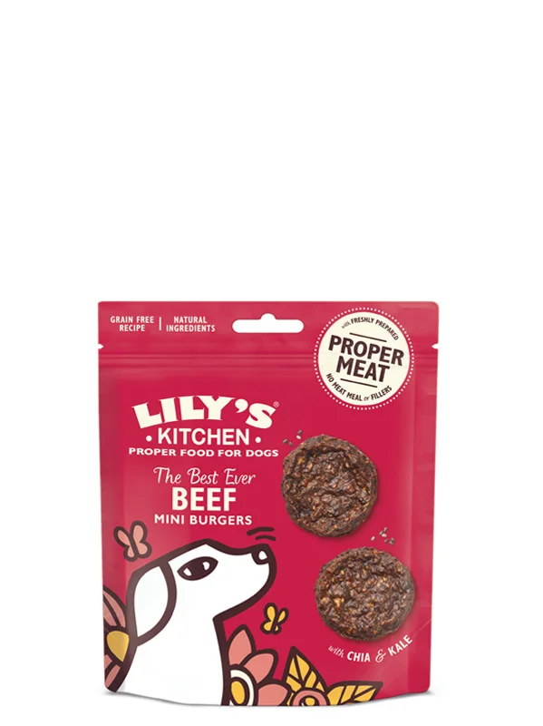 Lilys Kitchen Canine Beef Mini Burgers Proper 70 g