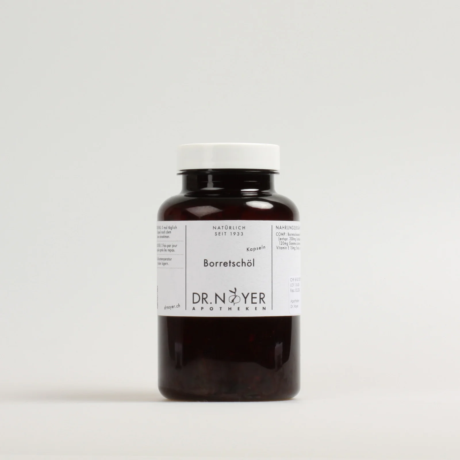 NOYER Borretschöl Kaps 500 mg 200 Stk