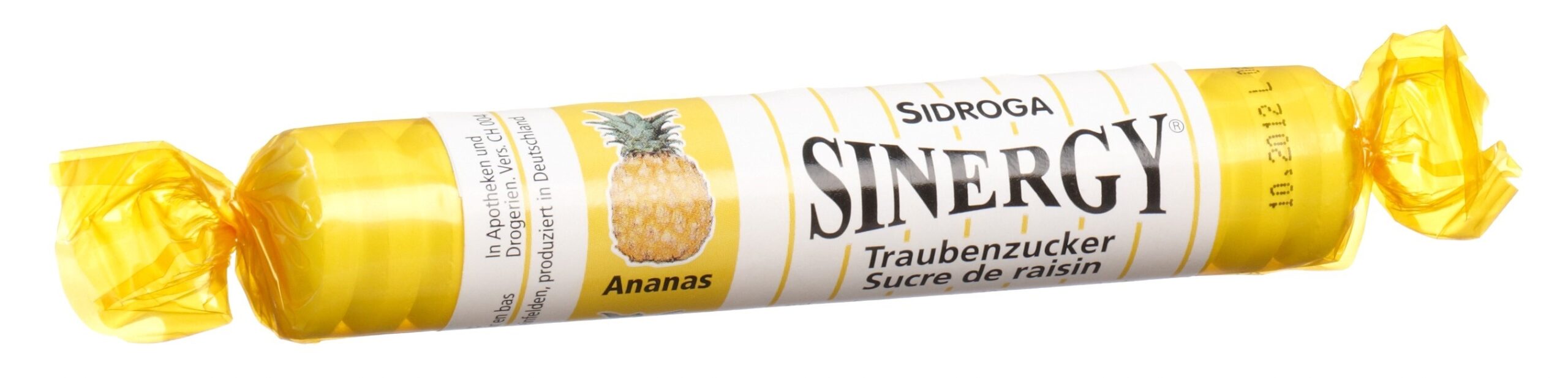 SINERGY Traubenzucker Ananas Rolle 40 g