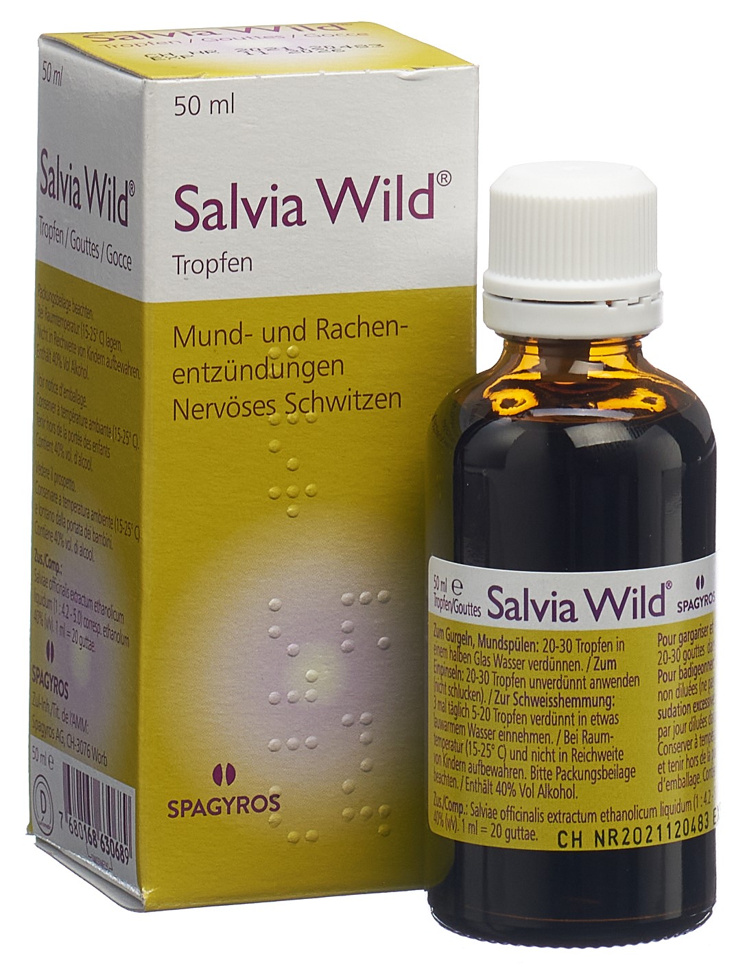 SALVIA WILD Tropfen Fl 50 ml