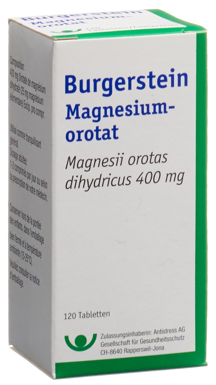 BURGERSTEIN Magnesiumorotat Tabl Ds 120 Stk