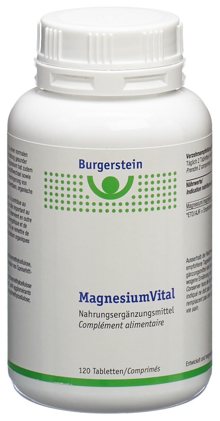 BURGERSTEIN Magnesiumvital Tabl Ds 120 Stk
