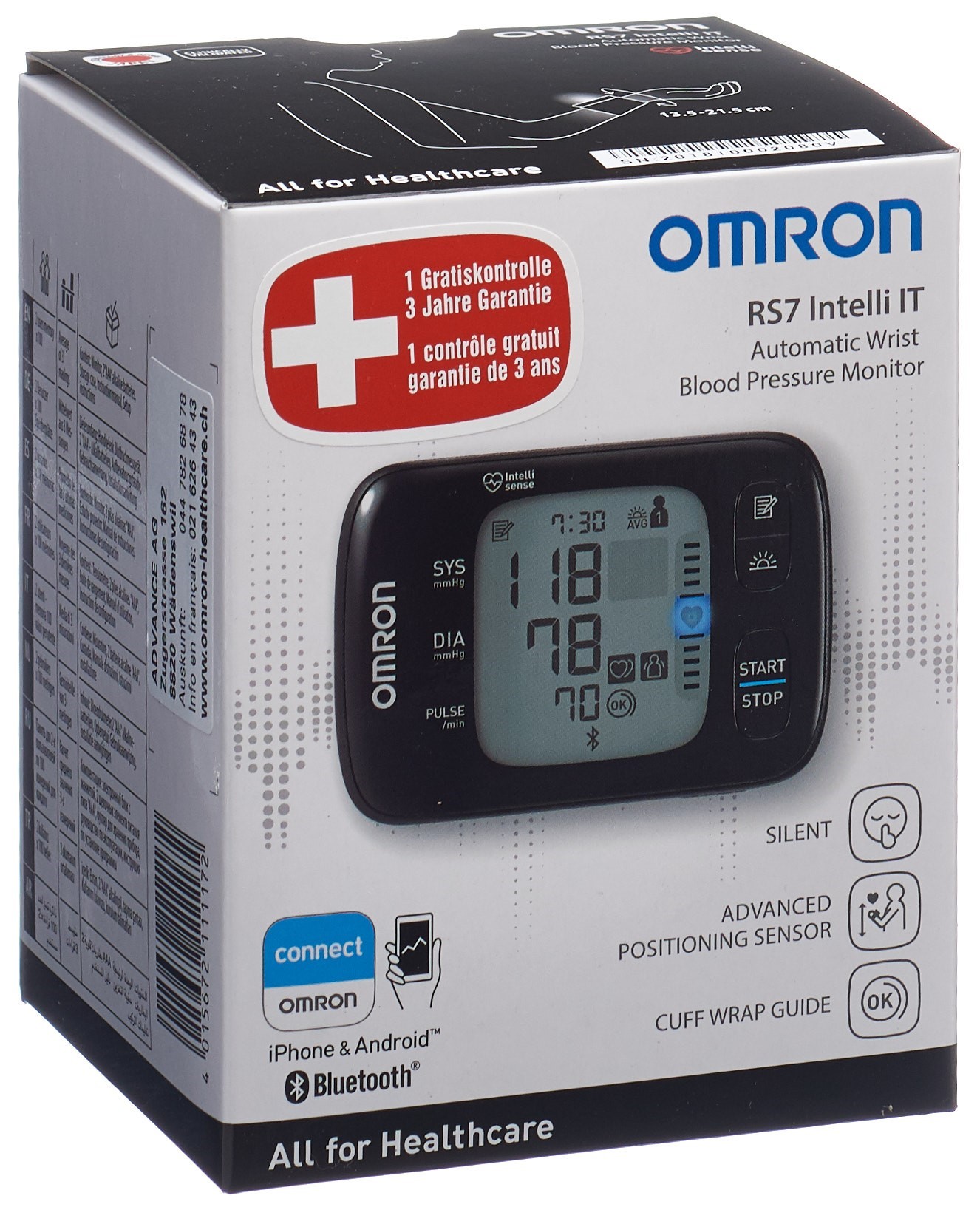 OMRON Blutdruck Handg RS7 Intelli IT Gratisservice