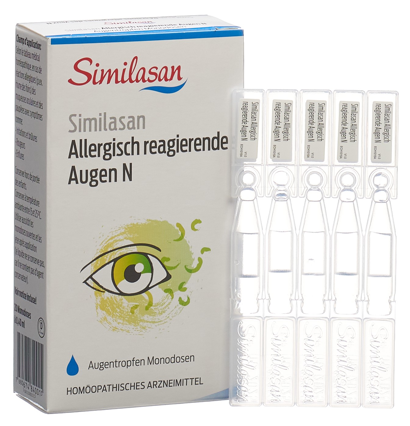 SIMILASAN Allerg rea Augen N Monodosen 20 x 0.4 ml