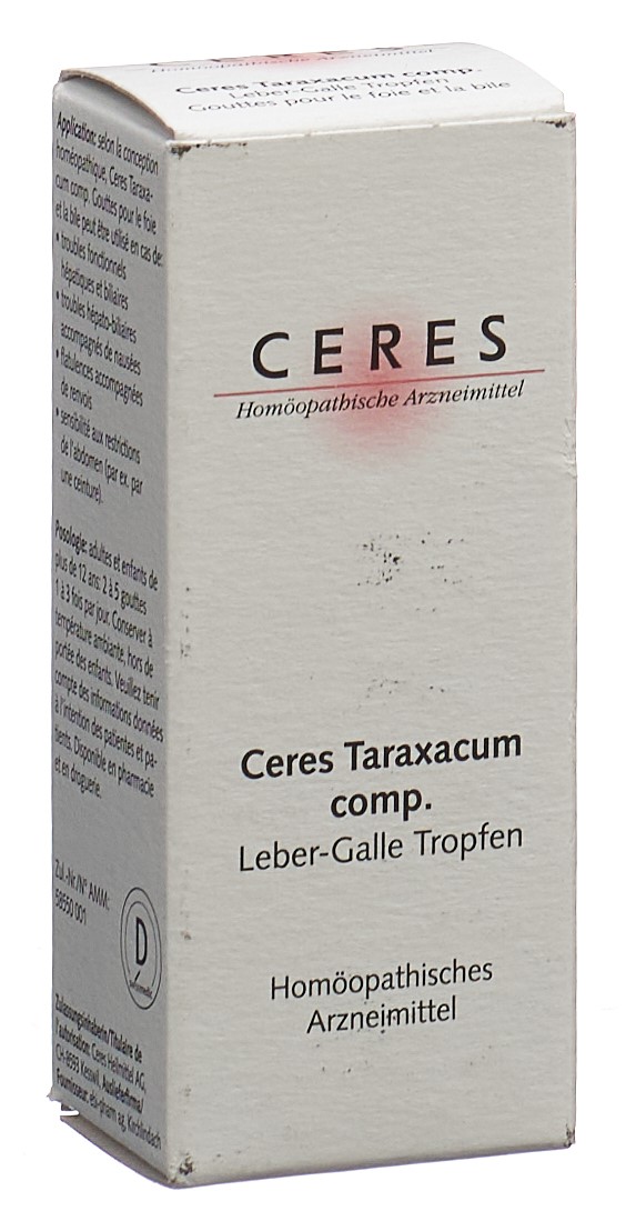 CERES Taraxacum comp Leber-Galle-Tropfen 20 ml