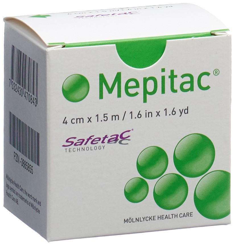 MEPITAC SAFETAC Fixierverband 1.5mx4cm Silikon