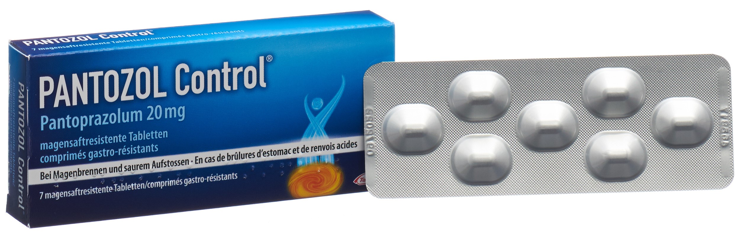 PANTOZOL Control Filmtabl 20 mg 7 Stk