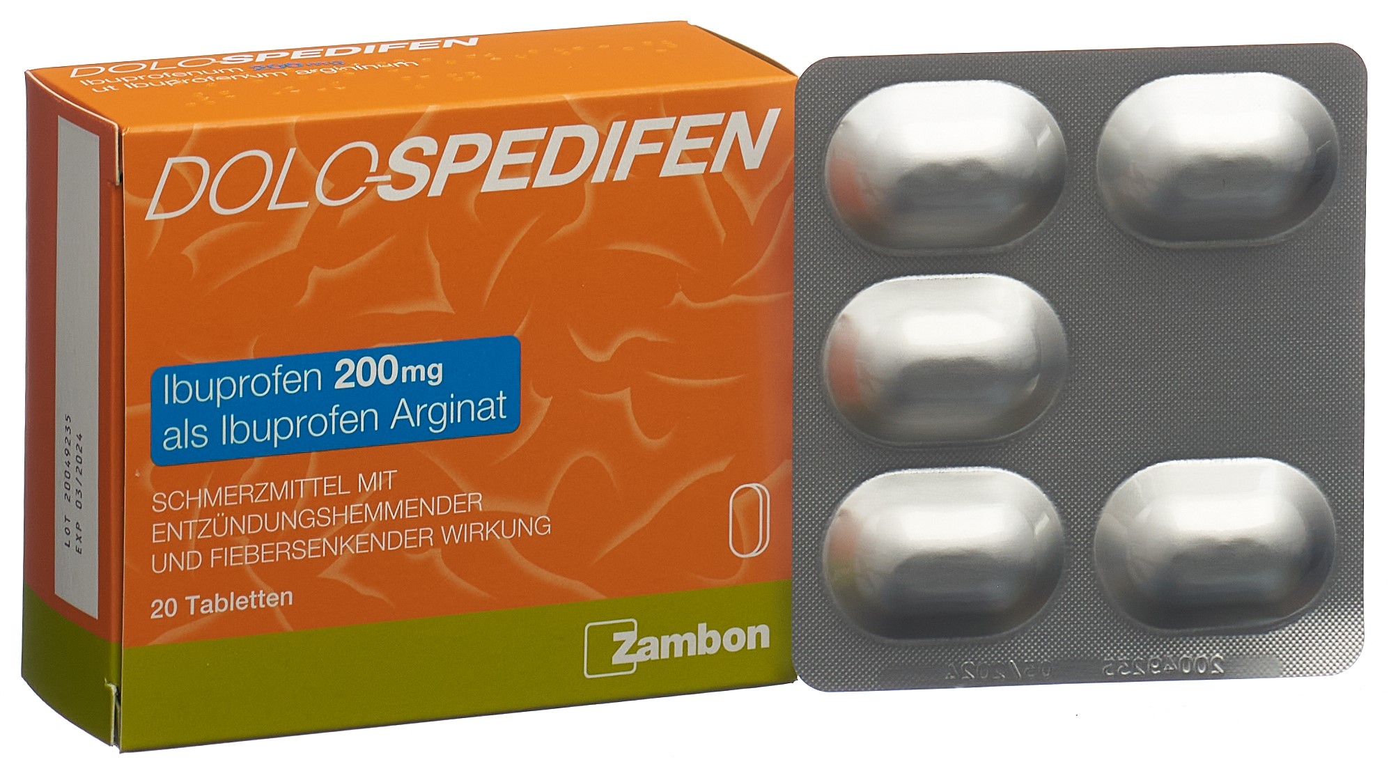DOLO SPEDIFEN Tabl 200 mg 20 Stk