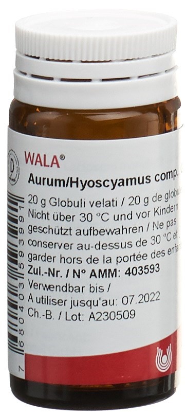 WALA Aurum/Hyoscyamus comp Glob Fl 20 g