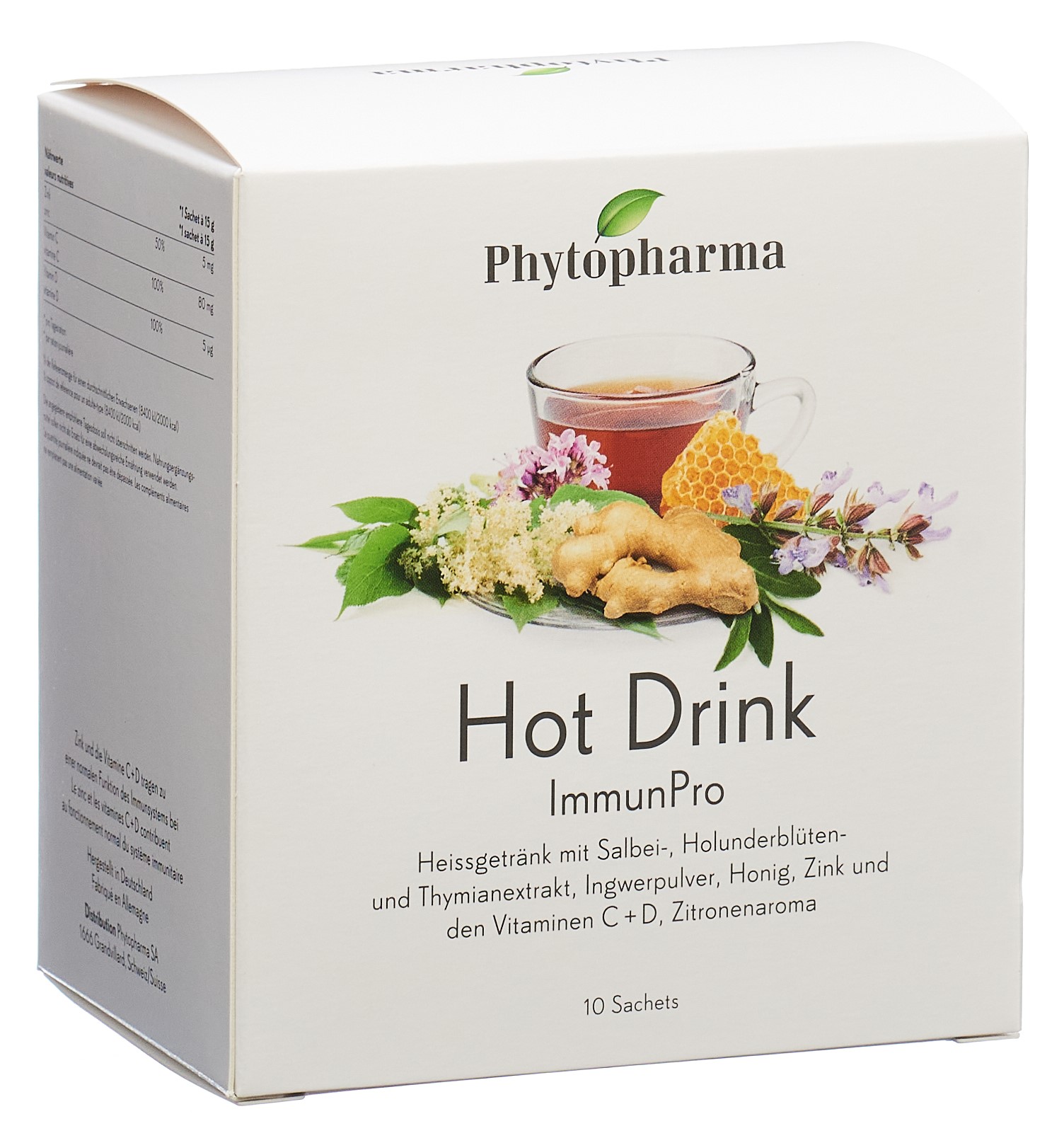PHYTOPHARMA Hot Drink Btl 10 Stk