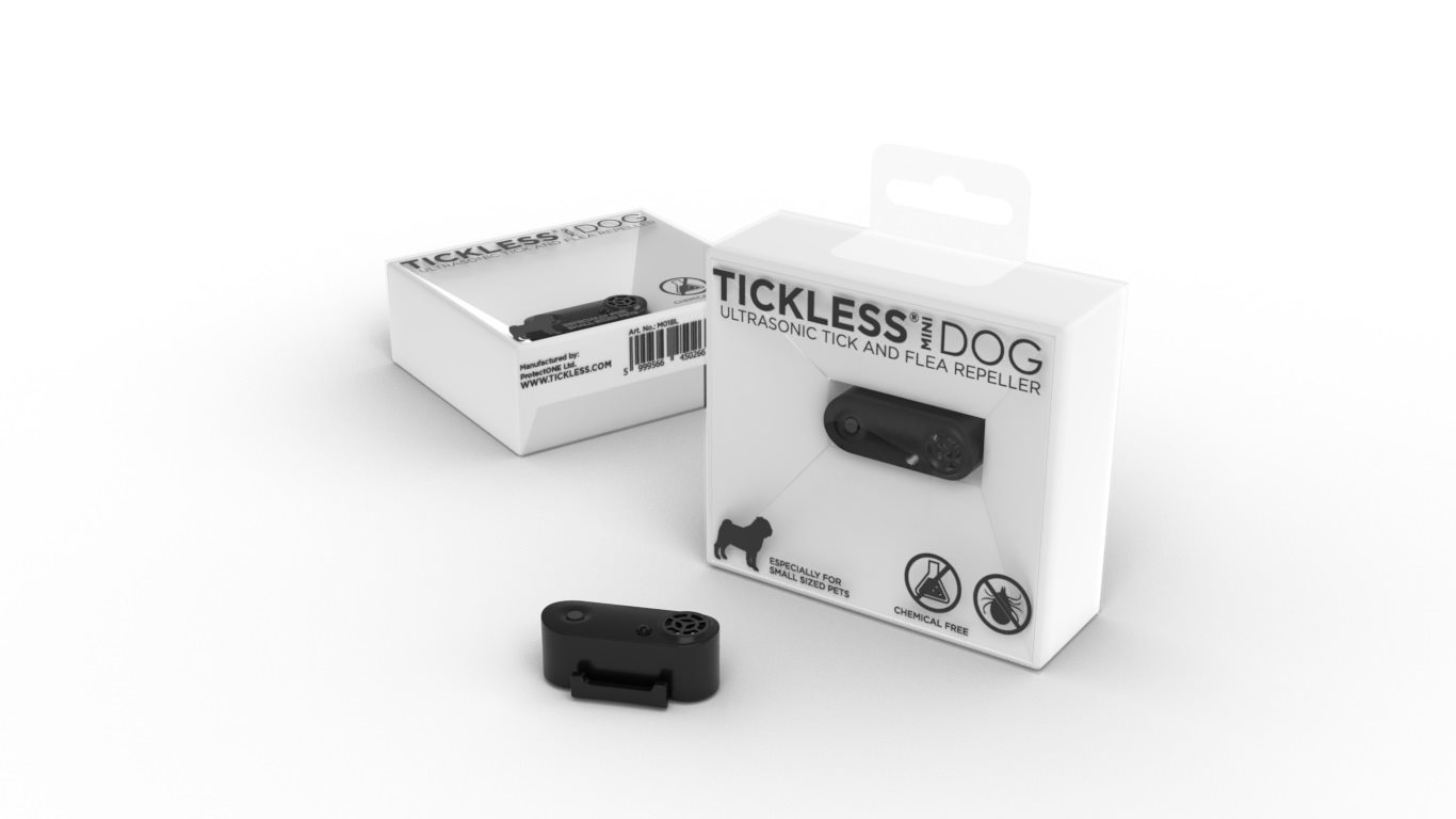 TICKLESS Mini Pet Dog Zecken-/Flohschutz schwarz