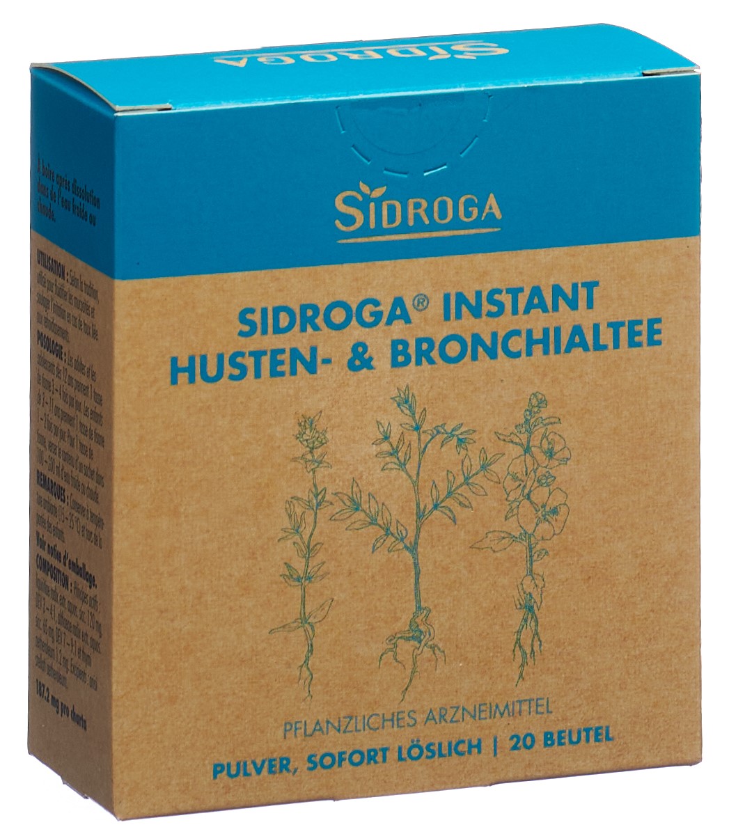 SIDROGA Instant Husten- & Bronchialtee Btl 20 Stk