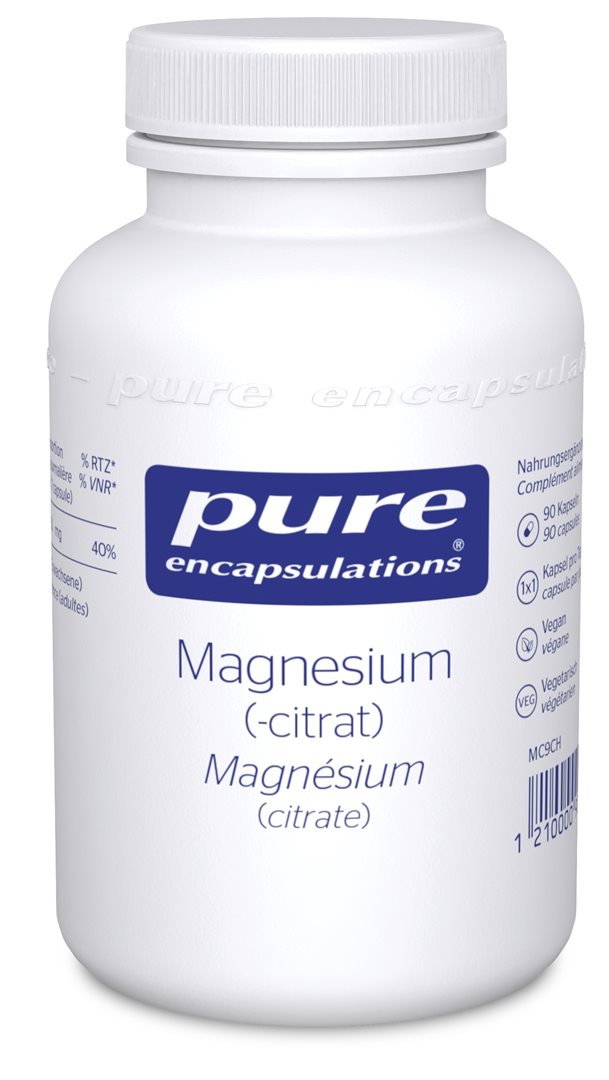 PURE Magnesiumcitrat Kaps Ds 90 Stk