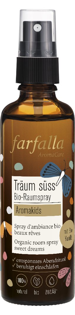 FARFALLA Aromakids Träum süss Bio-Raumspray 75 ml