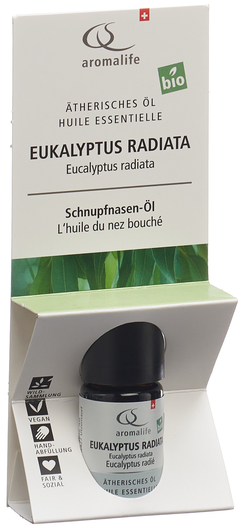 AROMALIFE TOP Eukalyptus rad wild Äth/Öl BIO 5 ml