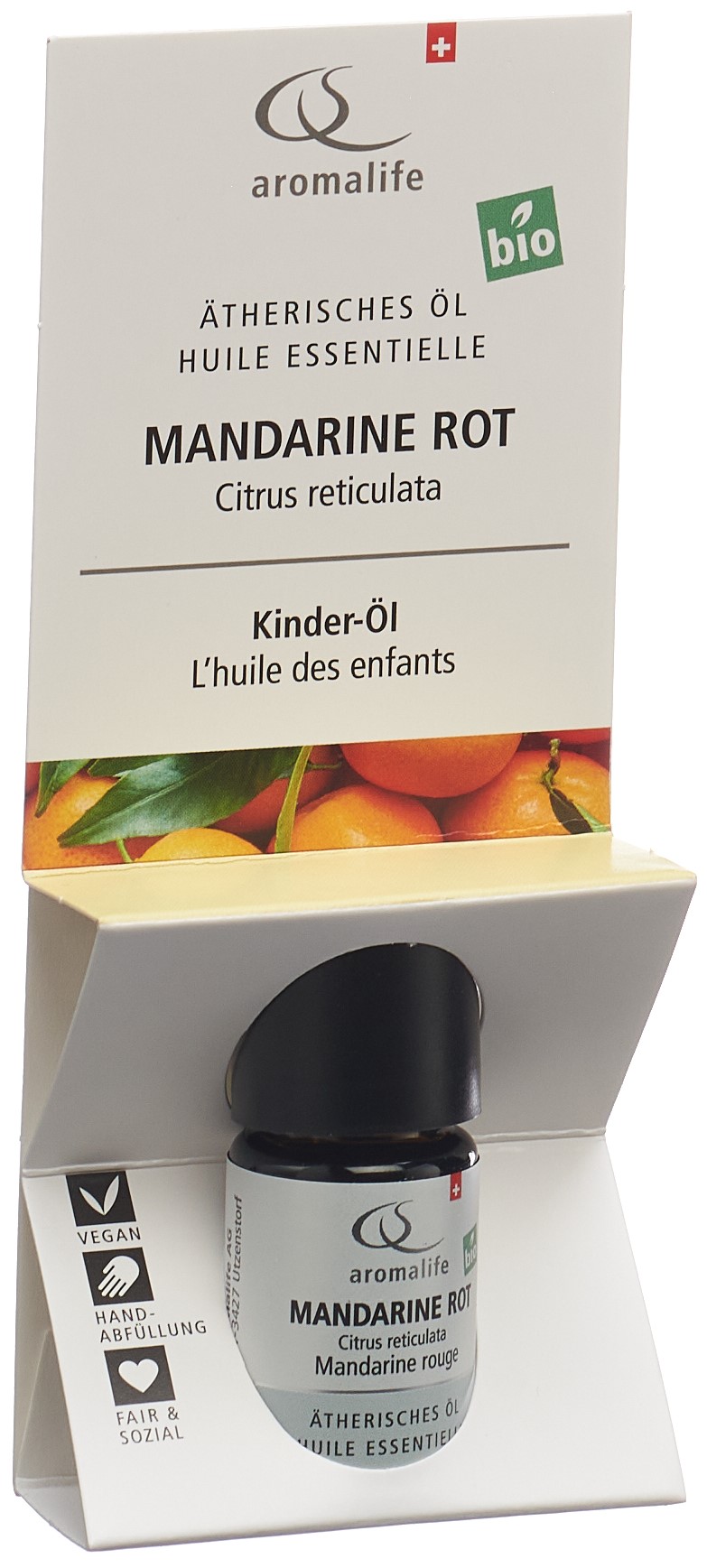 AROMALIFE TOP Mandarine rot Äth/Öl BIO Fl 5 ml