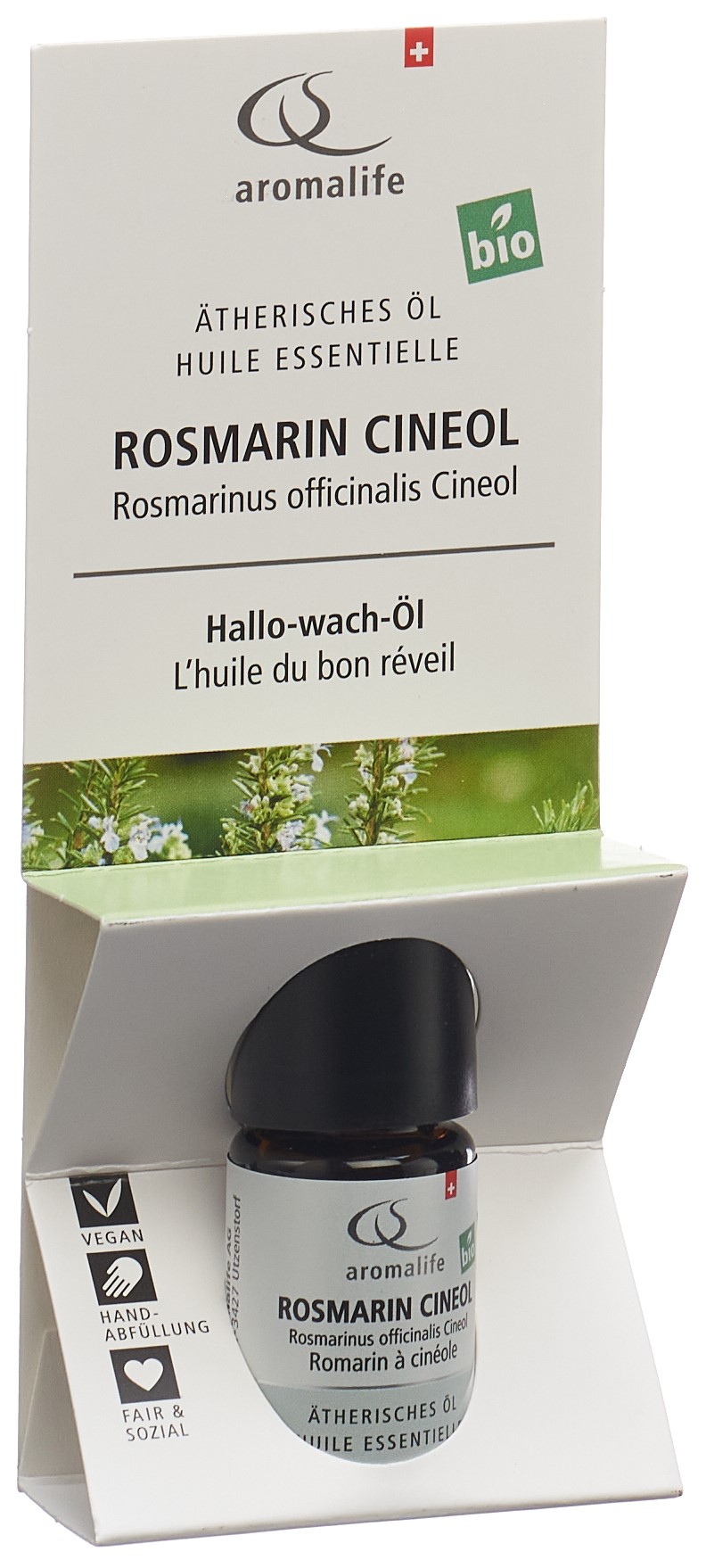 AROMALIFE TOP Rosmarin Cineol Äth/Öl BIO Fl 5 ml