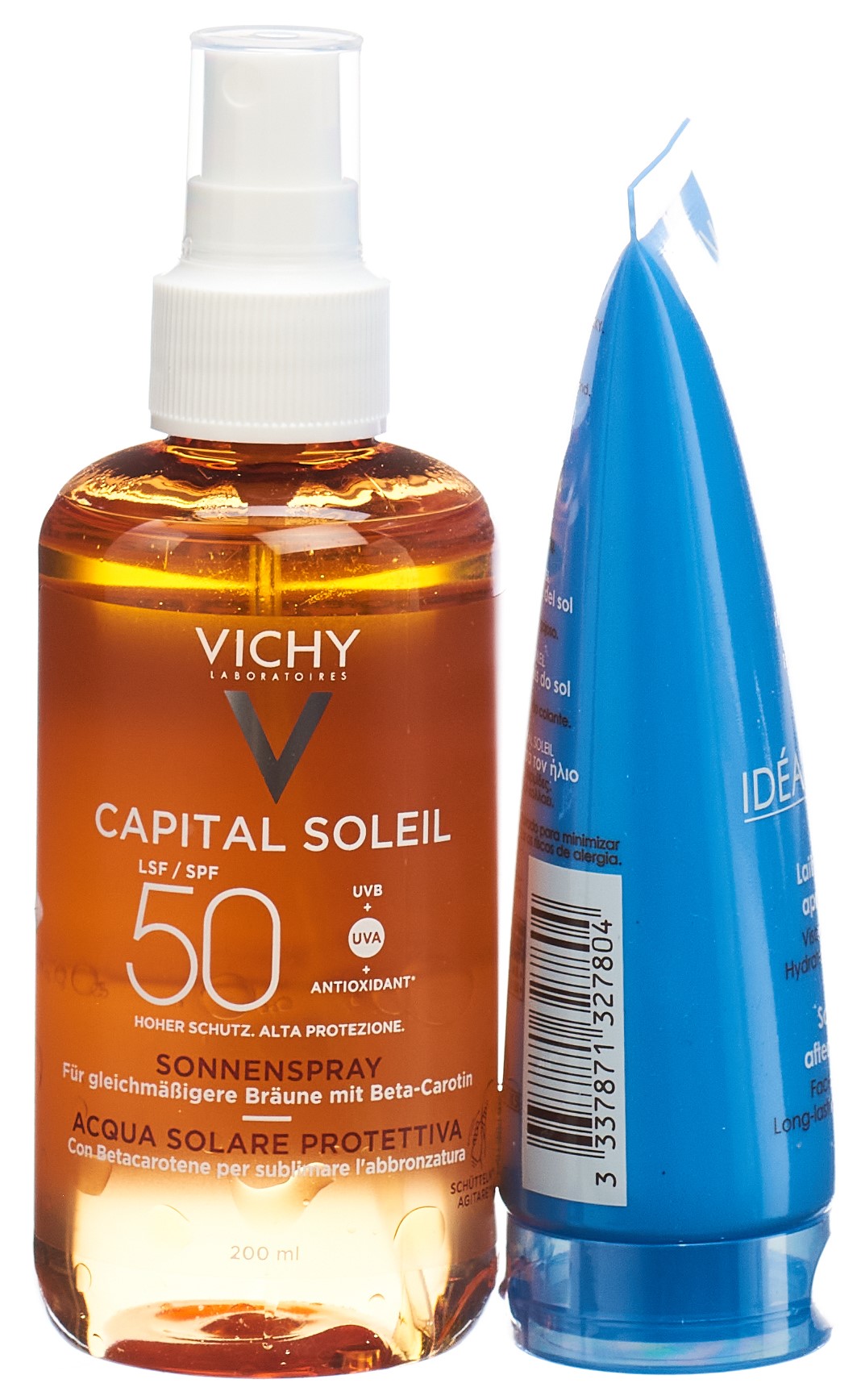 VICHY Capital Soleil Eau 50 +AS 100ml gra 200 ml