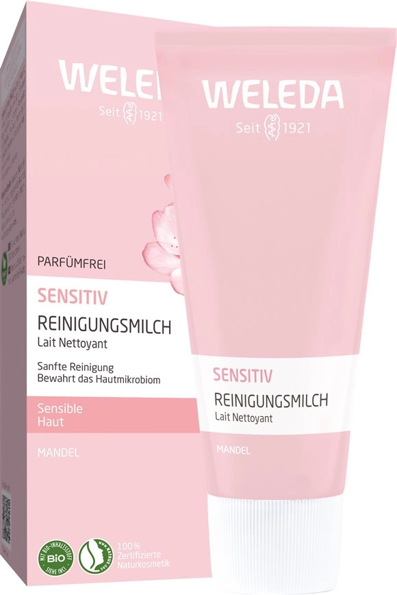 WELEDA Reinigungsmilch sens Mandel (n) Tb 75 ml