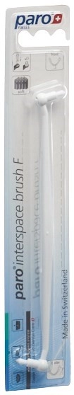 PARO Interspace Bürste F Halter weiss 2 Bürsten