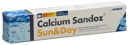 CALCIUM Sandoz Sun & Day Brausetabl Ds 20 Stk