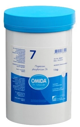 OMIDA SCHÜSSLER Nr7 Magn phos Tabl D 6 Ds 1000 g