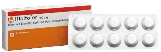 MALTOFER Kautabl 100 mg 30 Stk