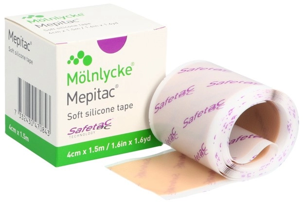MEPITAC SAFETAC Fixierverband 1.5mx4cm Silikon