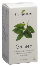 PHYTOPHARMA Grüntee Tabl 180 Stk
