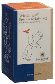 SONNENTOR Frei von der Leber weg Tee BIO 18 Stk