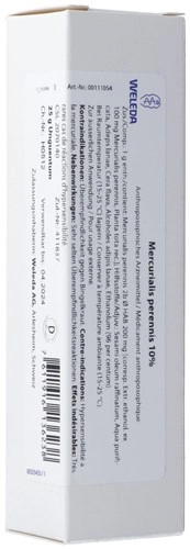WELEDA Mercurialis perennis Creme 10 % (#) 25 g