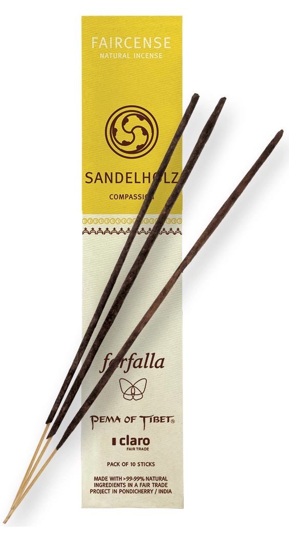FAIRCENSE Räucherstäbchen Sandelholz/Compas 10 Stk