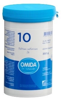 OMIDA SCHÜSSLER Nr10 Nat sulf Tabl D 6 Ds 350 g