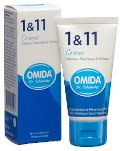 OMIDA SCHÜSSLER Nr1&11 Cal fluor&Silic Cre 50 ml