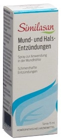 SIMILASAN Mund und Halsentzündungen Spray Fl 15 ml