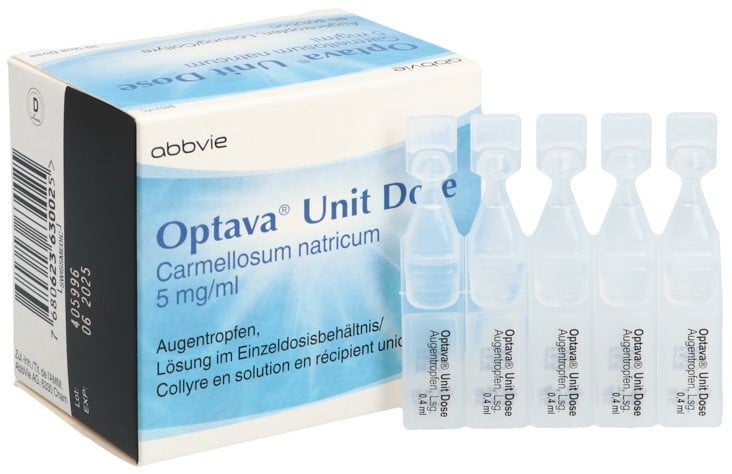 OPTAVA Unit Dose Gtt Opht 5 mg/ml 30 x 0.4 ml