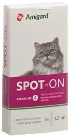 AMIGARD Spot-on Katze 3 x 1.5 ml