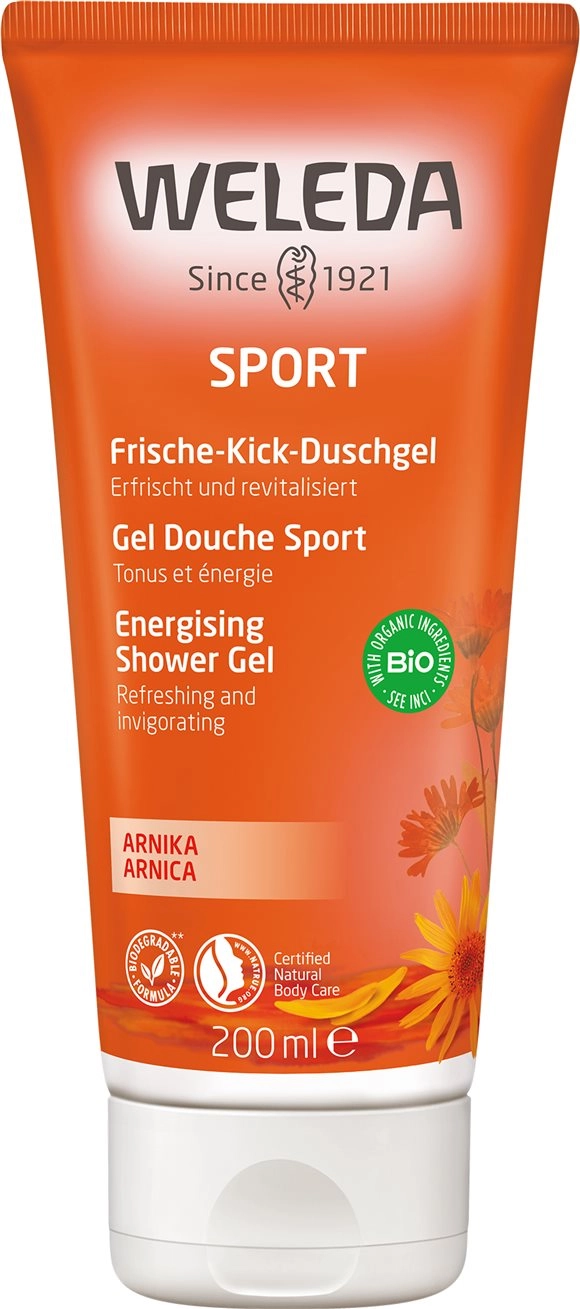 WELEDA Sport Frische-Boost Duschgel Arnika 200 ml