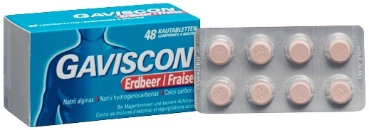 GAVISCON Kautabl Erdbeer 48 Stk