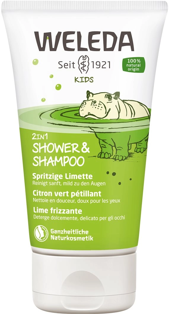 WELEDA KIDS 2in1 Shower&Shampoo Limette 150 ml